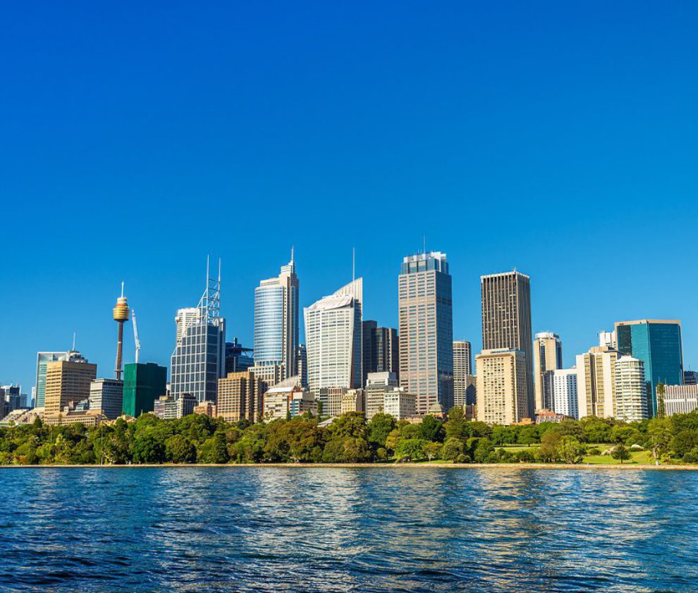 Skyline of Sydney central business district - Australia