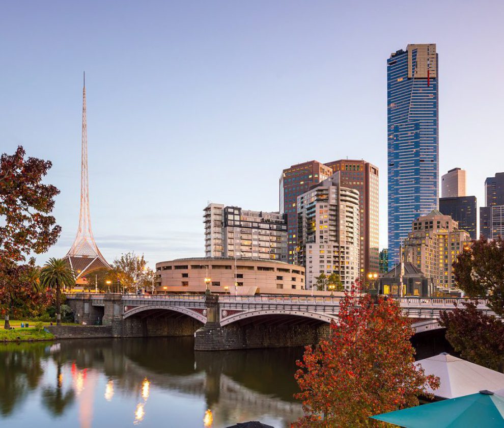 Melbourne city skyline